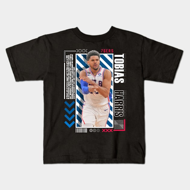 Tobias Harris Paper Poster Version 10 Kids T-Shirt by art.Hamdan